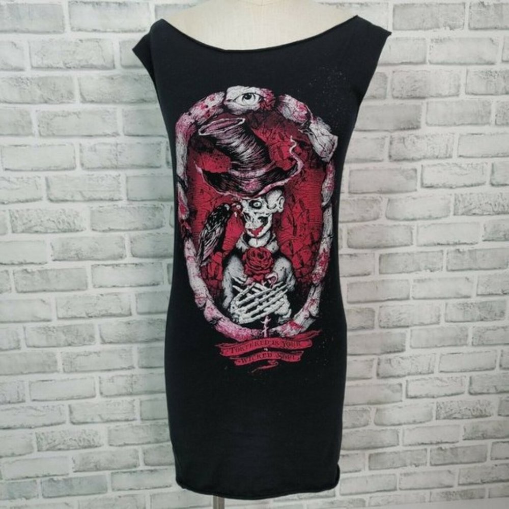 Too Fast "Wicked is your Soul "Tshirt Mini Dress